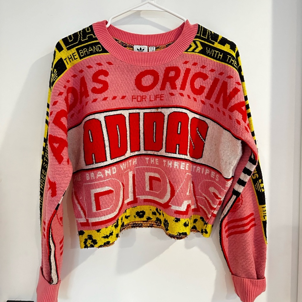 Adidas Origin Cropped Knitted Sweatshirt